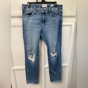 Frame le garçon Distressed Blue Jeans Sz 30